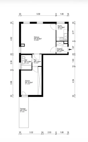 2 Zimmer Wohnung mit 60 m² in Mainz – Bild 11