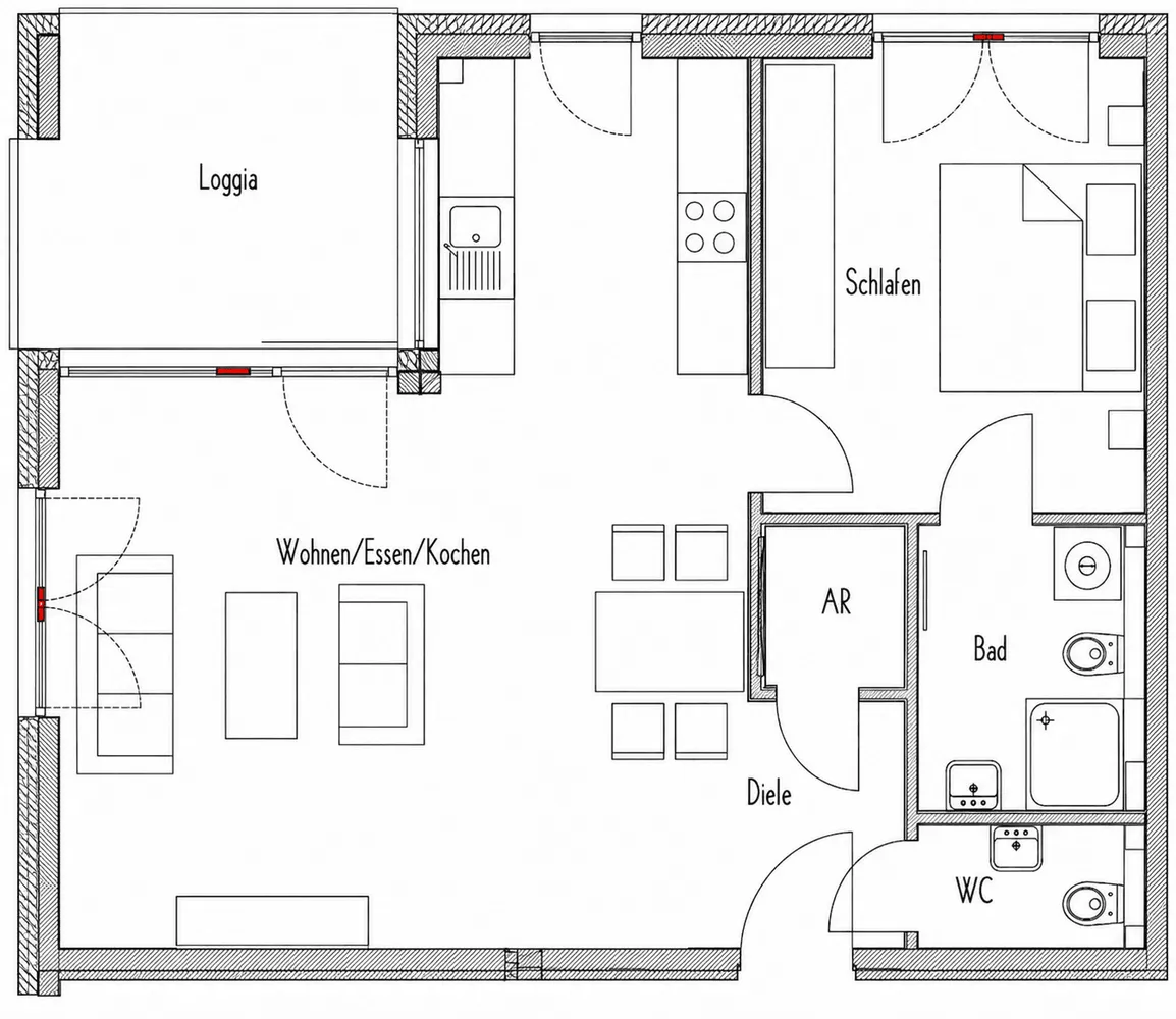 2 Zimmer Wohnung mit 64 m² in Trier – Bild 7