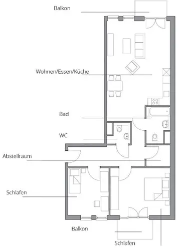 3 Zimmer Wohnung mit 107 m² in Kiel – Bild 11