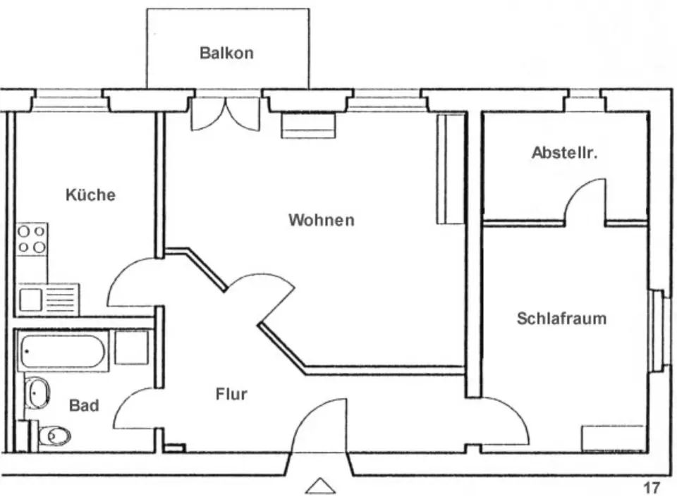 2 Zimmer Wohnung mit 62 m² in Eberswalde – Bild 7