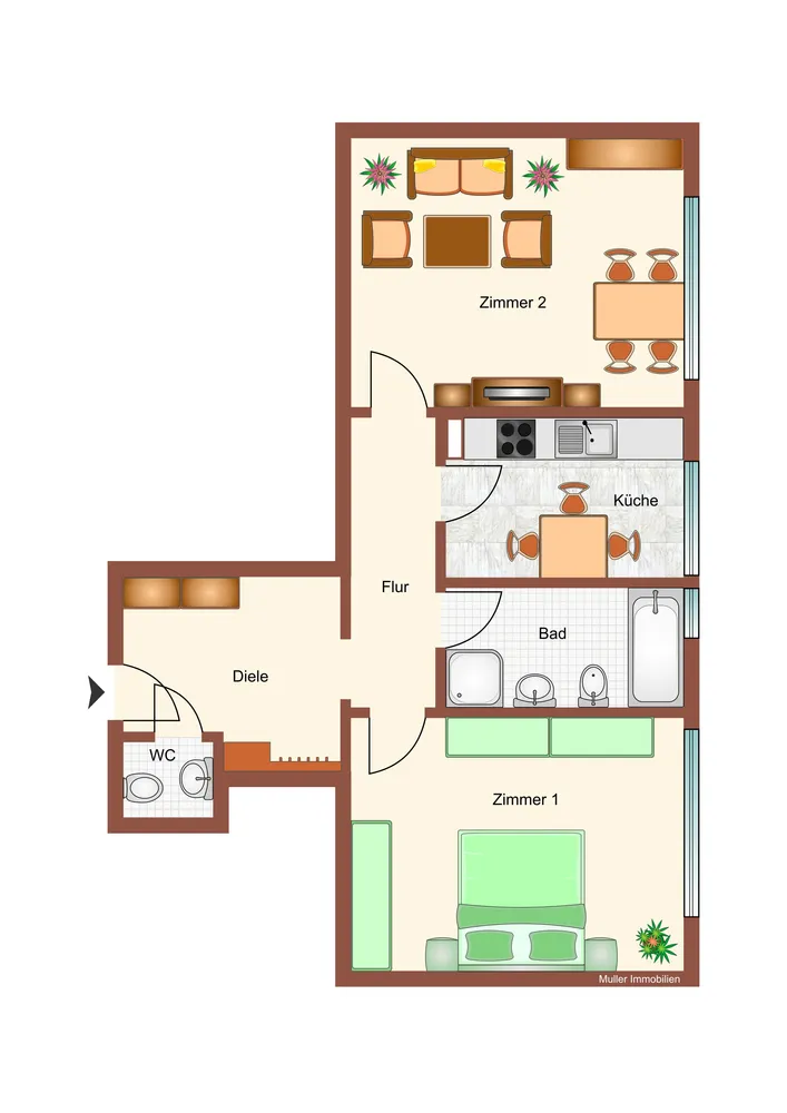 2 Zimmer Wohnung mit 69 m² in Pforzheim – Bild 8