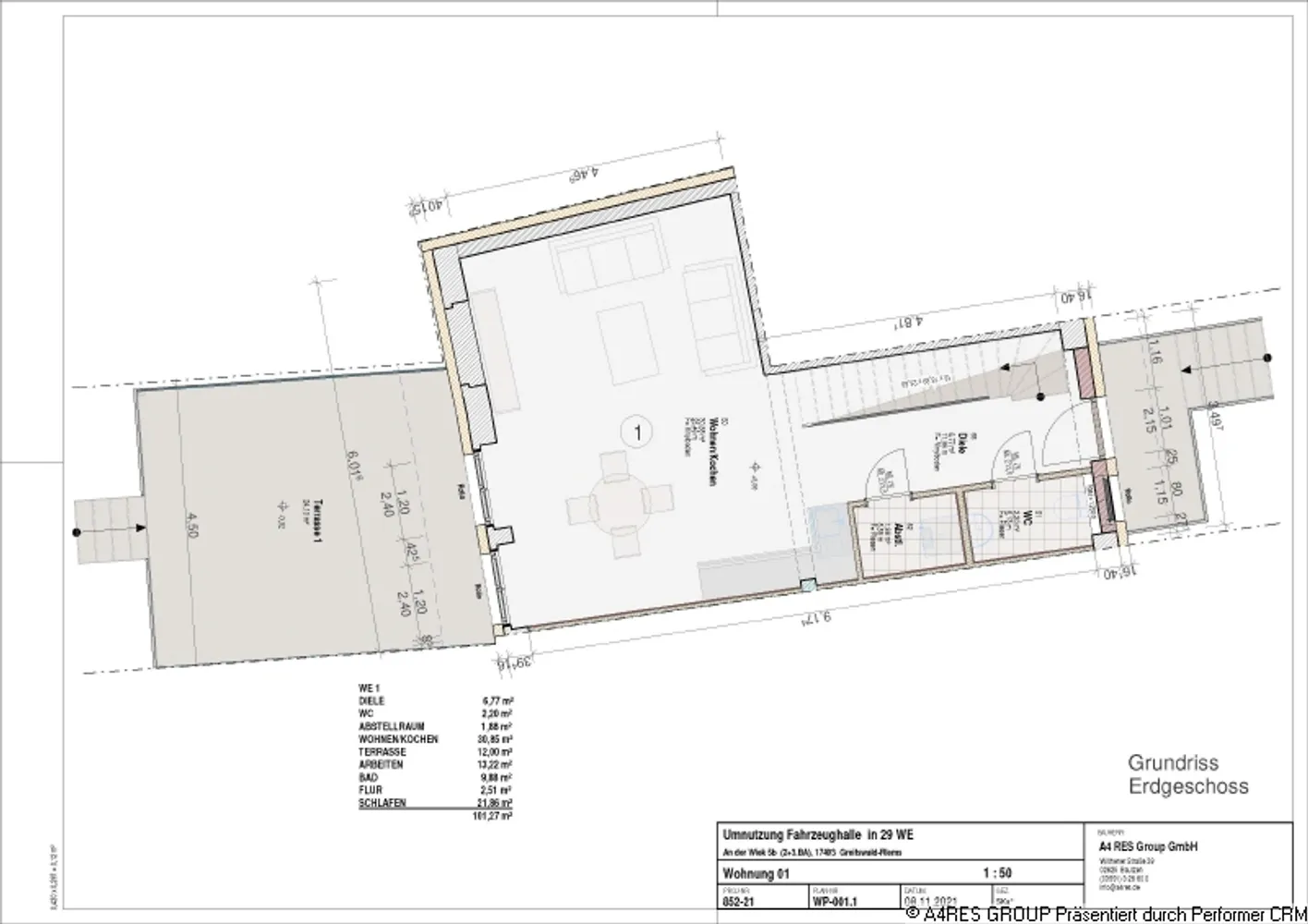 3 Zimmer Wohnung mit 101 m² in Greifswald – Bild 3