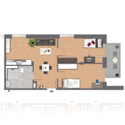 2 Zimmer Wohnung mit 62 m² in Potsdam – Bild 4