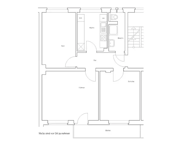 3 Zimmer Wohnung mit 70 m² in Braunschweig – Bild 3