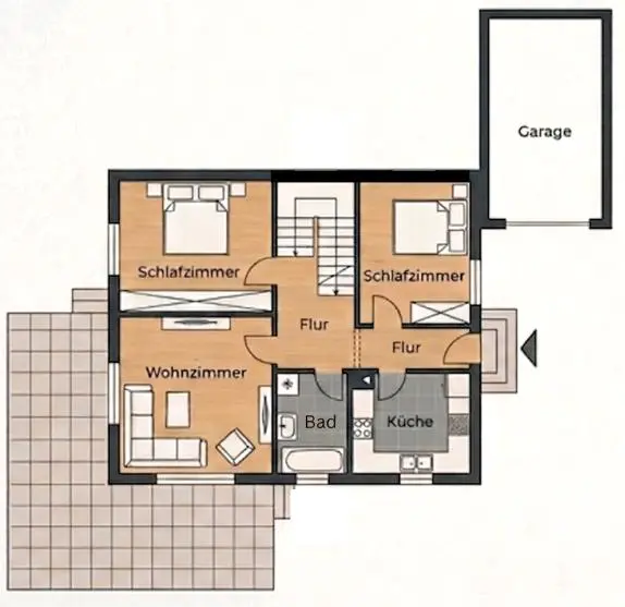 5 Zimmer Haus mit 125 m² in Augsburg – Bild 4