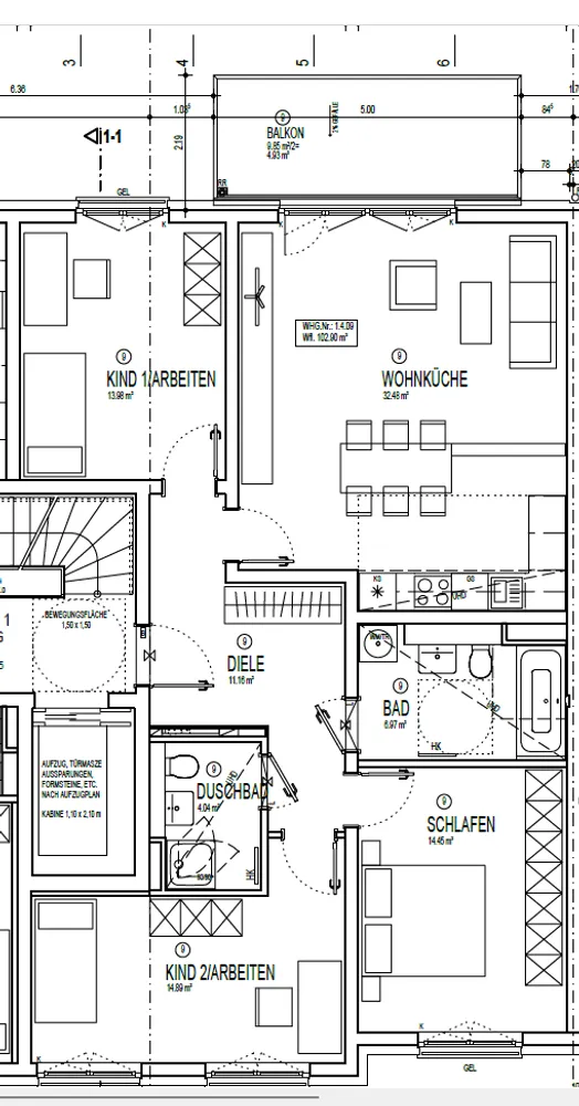4 Zimmer Wohnung mit 103 m² in Leipzig – Bild 1