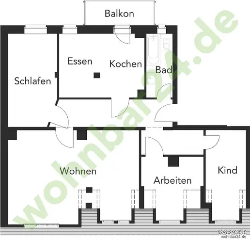 3 Zimmer Wohnung mit 89 m² in Leipzig – Bild 5