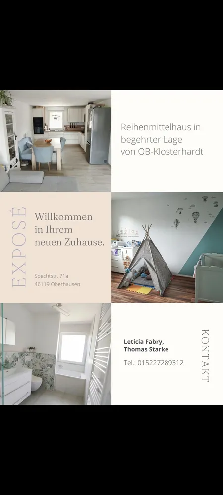 4 Zimmer Haus mit 80 m² in Oberhausen – Bild 1