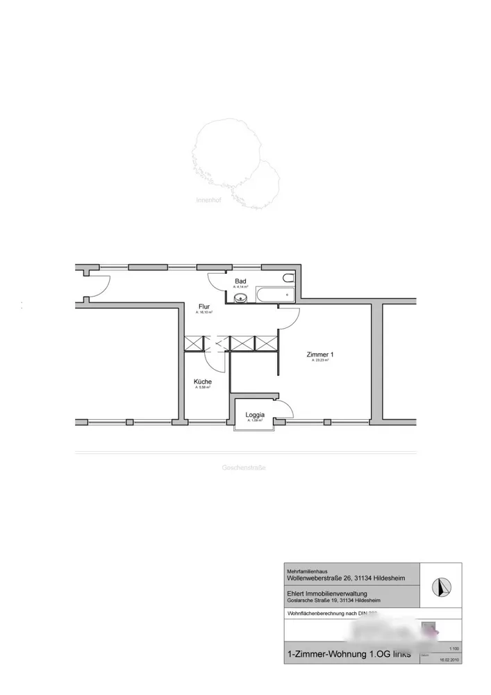 2 Zimmer Wohnung mit 49 m² in Hildesheim – Bild 12