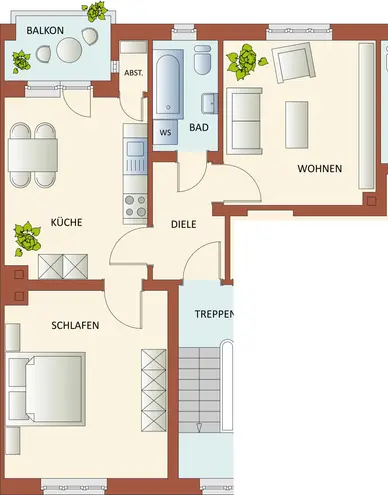 3 Zimmer Wohnung mit 63 m² in Herne – Bild 11