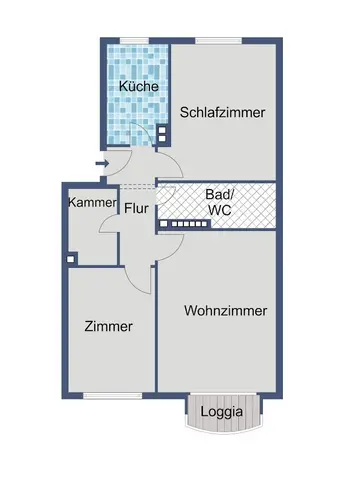 3 Zimmer Wohnung mit 67 m² in Darmstadt – Bild 9