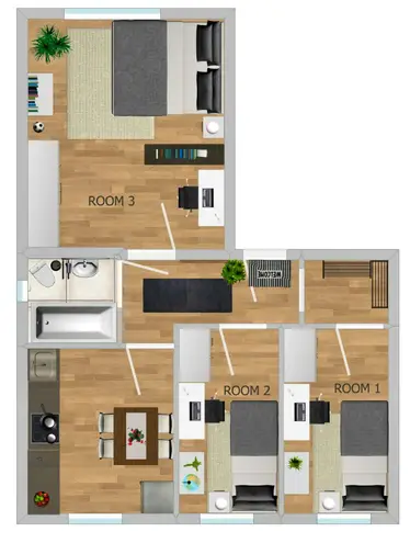 WG-Zimmer mit 8 m² in München – Bild 2