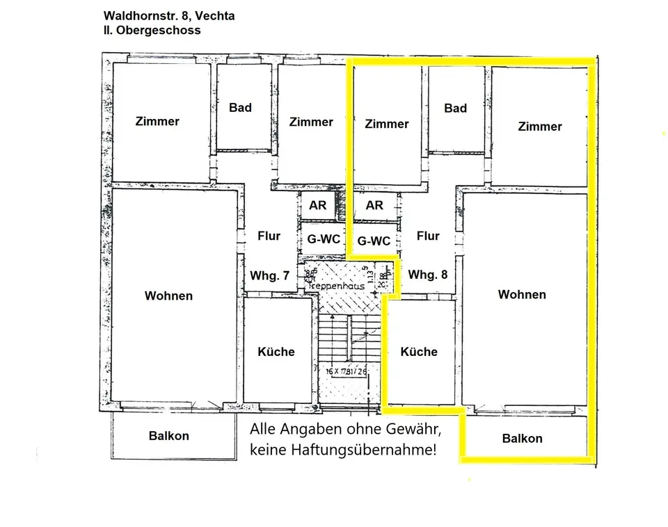 3 Zimmer Wohnung mit 90 m² in Vechta – Bild 5