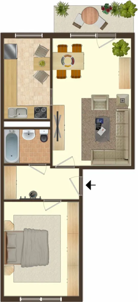 2 Zimmer Wohnung mit 55 m² in Gera – Bild 5