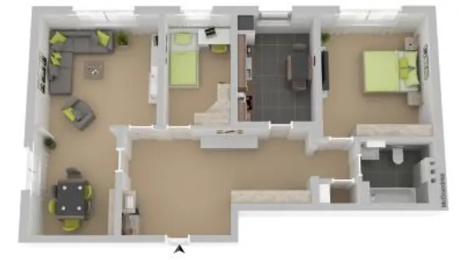 3 Zimmer Wohnung mit 98 m² in Hagen – Bild 1