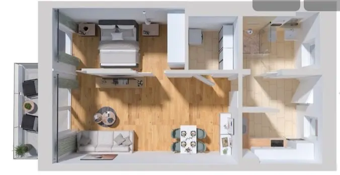 2 Zimmer Wohnung mit 54 m² in Landshut – Bild 5