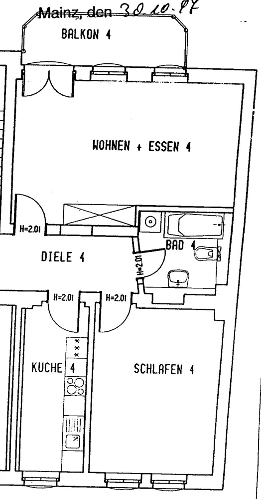 2 Zimmer Wohnung mit 66 m² in Erfurt – Bild 4