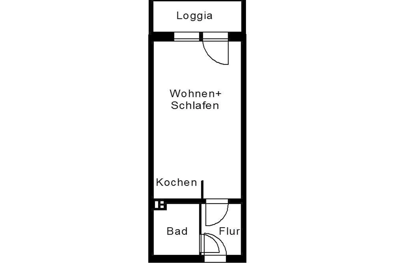 1 Zimmer Wohnung mit 30 m² in Plauen – Bild 2