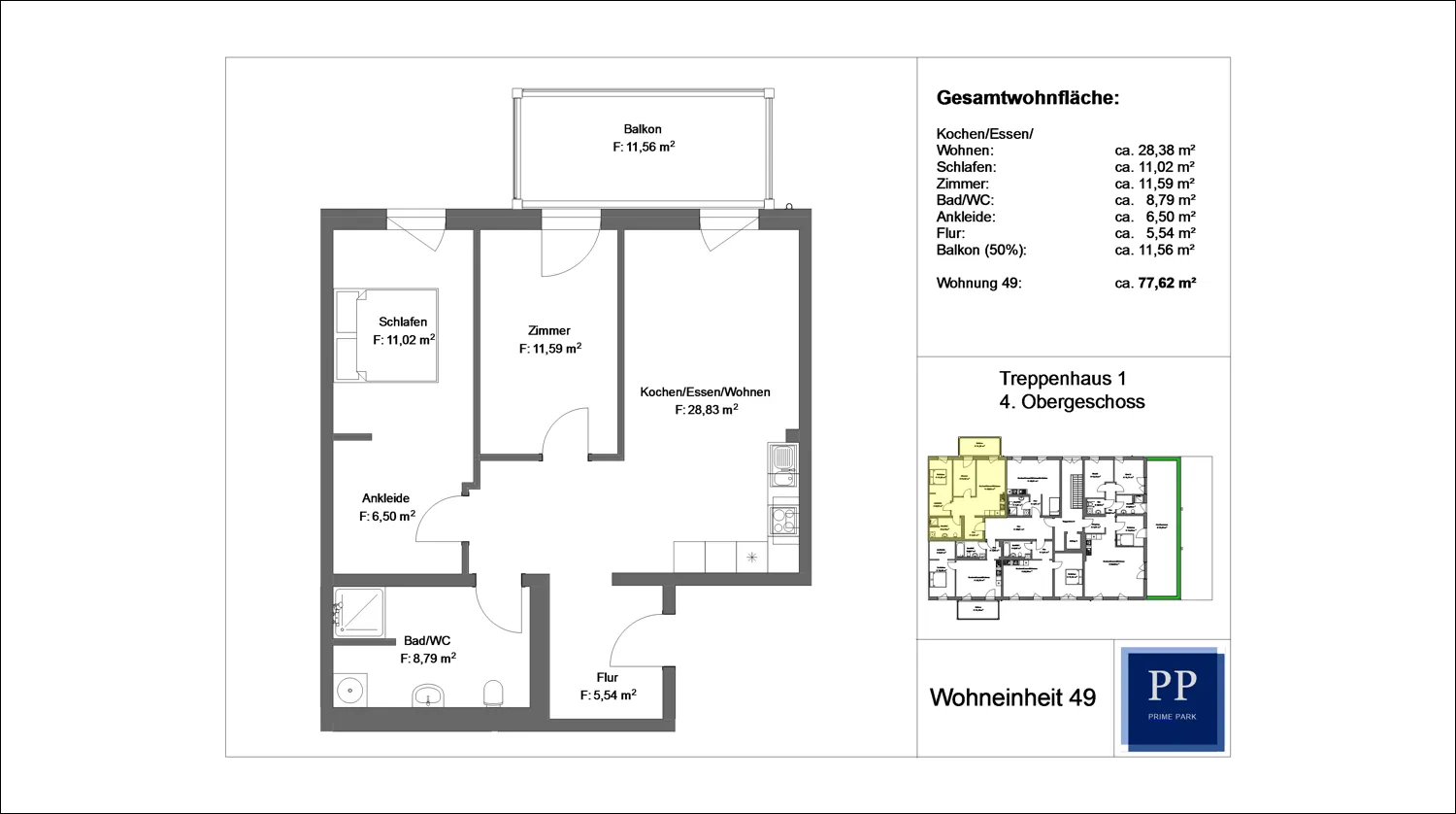 3 Zimmer Wohnung mit 78 m² in Aschaffenburg – Bild 7