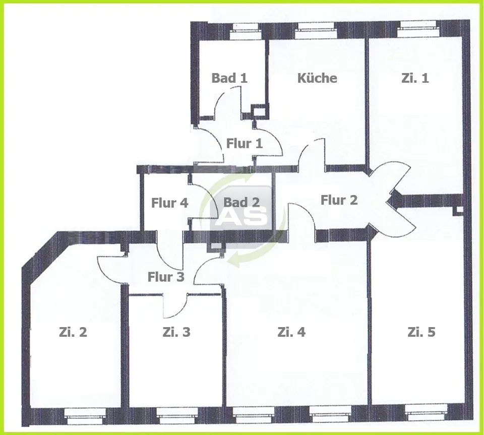 5 Zimmer Wohnung mit 95 m² in Zwickau – Bild 4