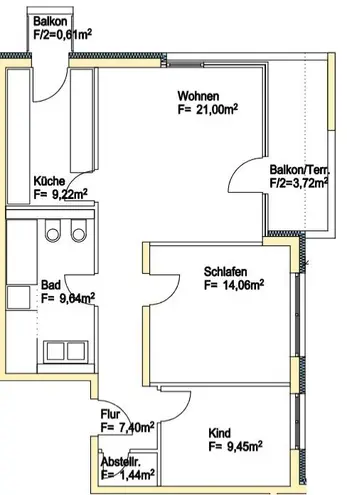 3 Zimmer Wohnung mit 75 m² in Dresden – Bild 12