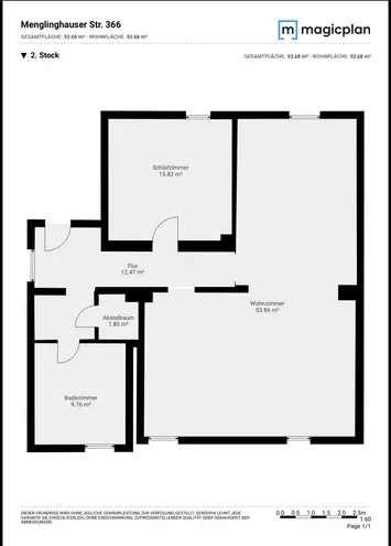 2 Zimmer Wohnung mit 93 m² in Dortmund – Bild 11