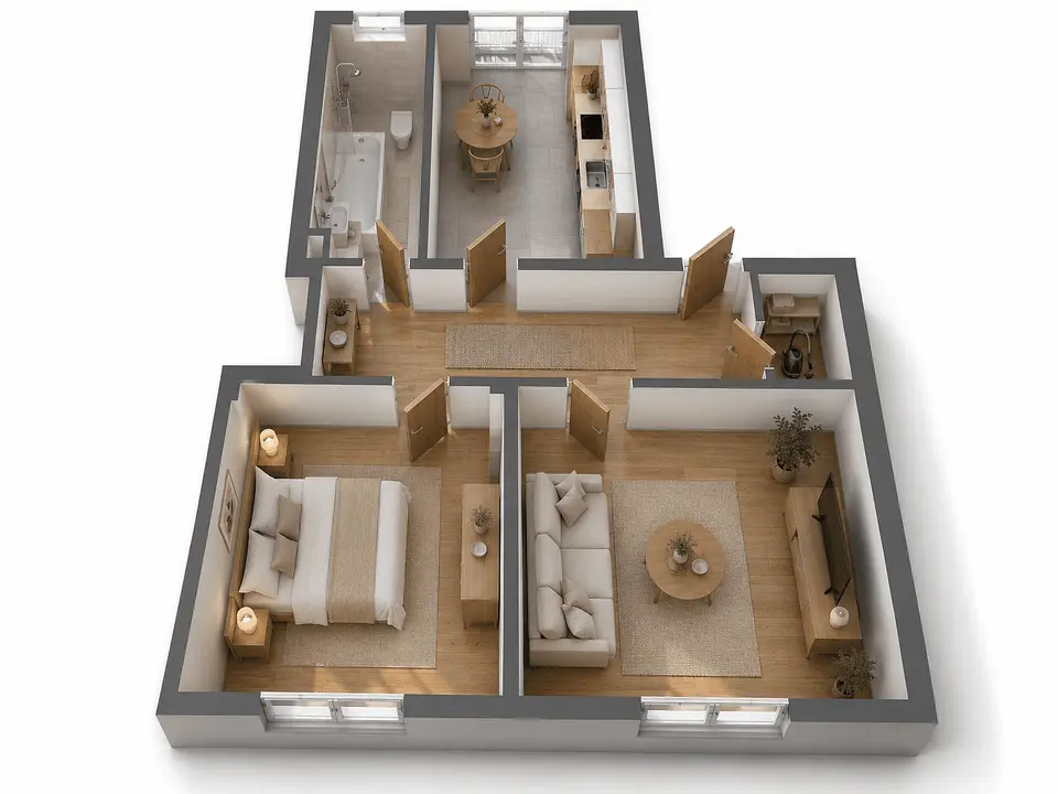 2 Zimmer Wohnung mit 63 m² in Ludwigshafen – Bild 9