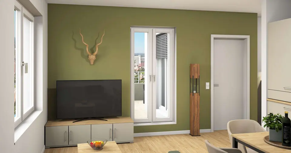 2 Zimmer Wohnung mit 40 m² in Landshut – Bild 2