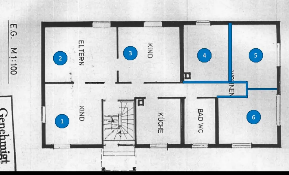 5 Zimmer Wohnung mit 105 m² in Ludwigsburg – Bild 2