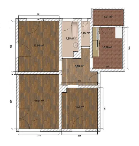 3 Zimmer Wohnung mit 78 m² in Stuttgart – Bild 11
