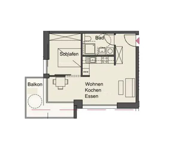 2 Zimmer Wohnung mit 48 m² in Oldenburg – Bild 6