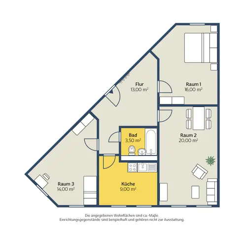 3 Zimmer Wohnung mit 76 m² in Leipzig – Bild 5