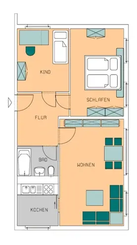3 Zimmer Wohnung mit 61 m² in Dresden – Bild 11