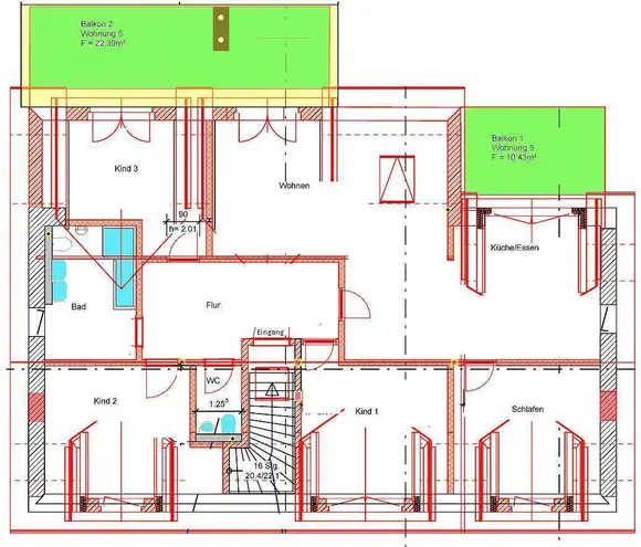 5 Zimmer Wohnung mit 135 m² in Dresden – Bild 5
