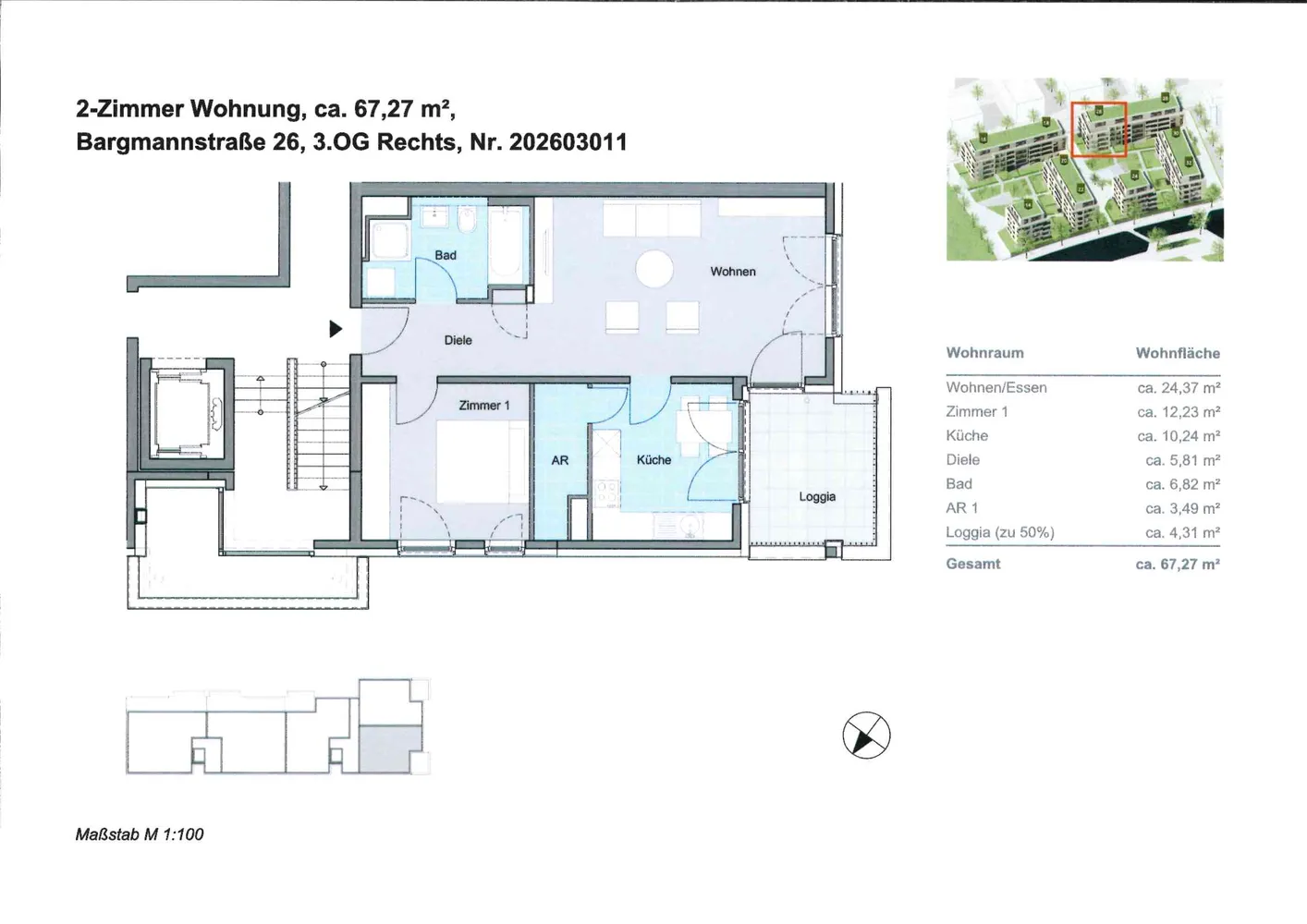 2 Zimmer Wohnung mit 67 m² in Essen – Bild 9
