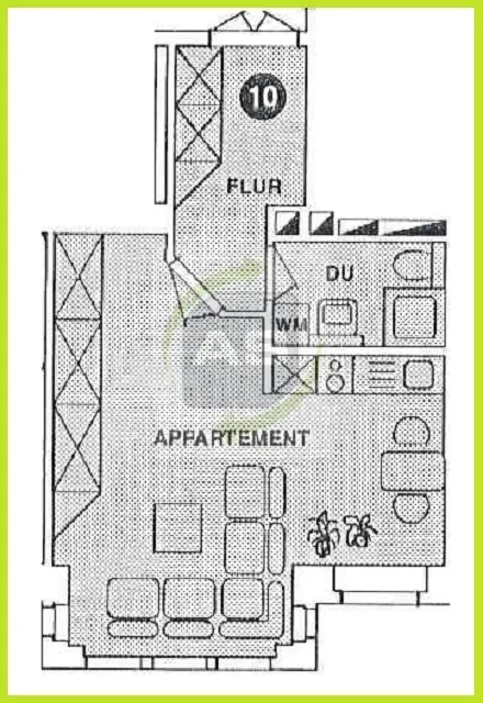 2 Zimmer Wohnung mit 35 m² in Zwickau – Bild 5