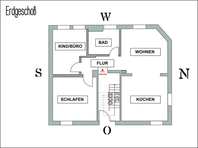 4 Zimmer Wohnung mit 76 m² in Bochum – Bild 9