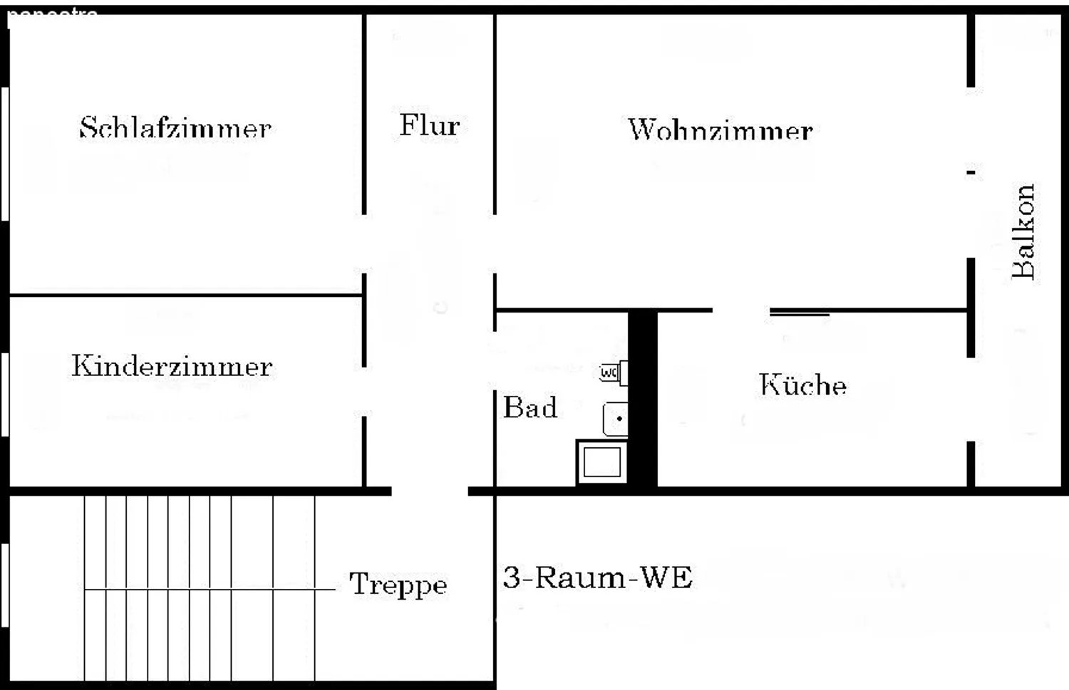 3 Zimmer Wohnung mit 57 m² in Dessau-Roßlau – Bild 9