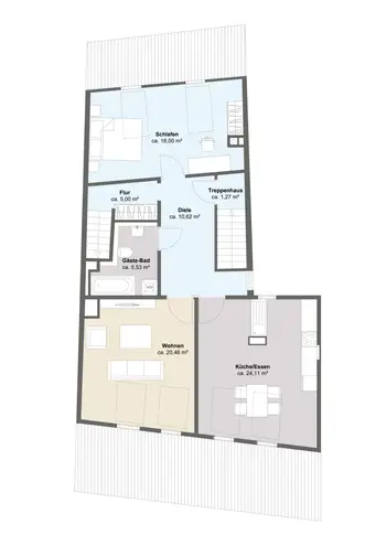5 Zimmer Wohnung mit 134 m² in Karlsruhe – Bild 12