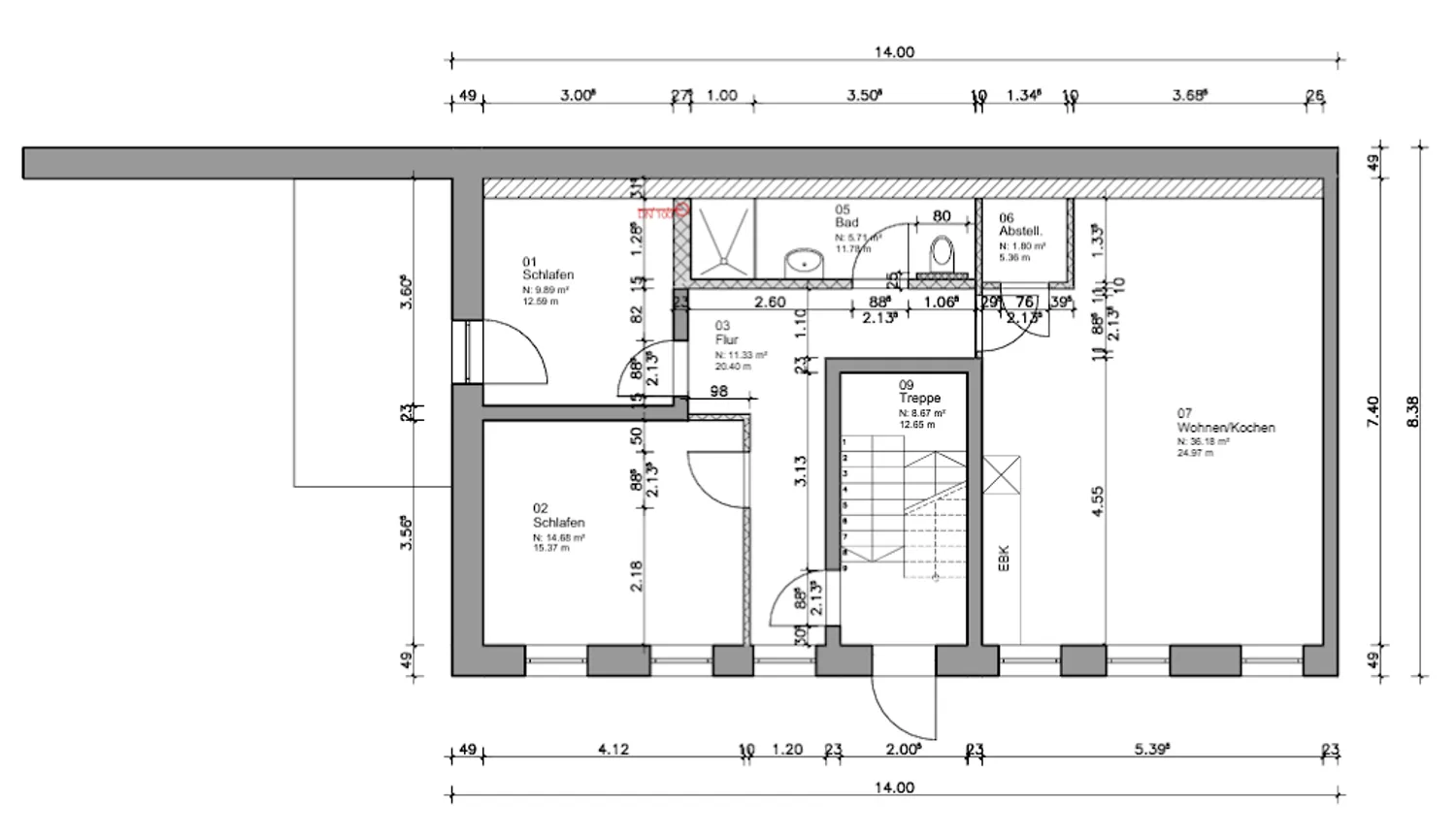 3 Zimmer Wohnung mit 87 m² in Leipzig – Bild 12