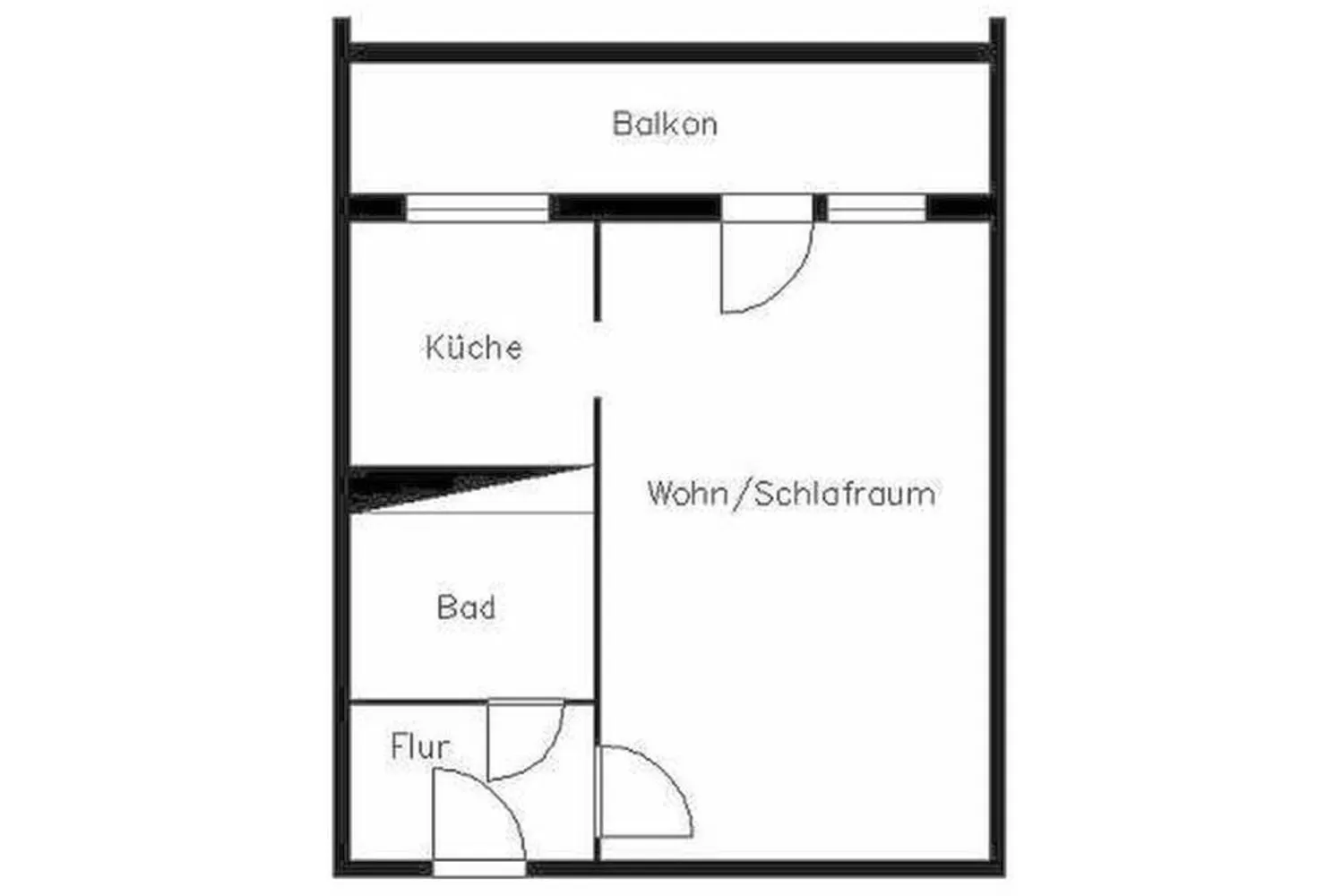 1 Zimmer Wohnung mit 36 m² in Plauen – Bild 2