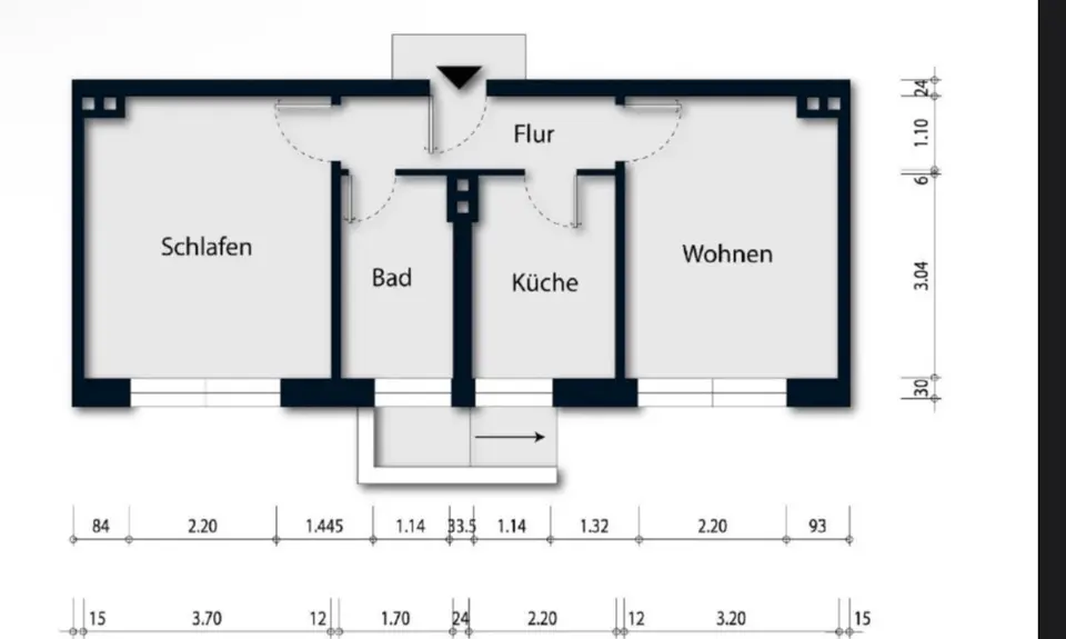 3 Zimmer Wohnung mit 58 m² in Lübeck – Bild 7
