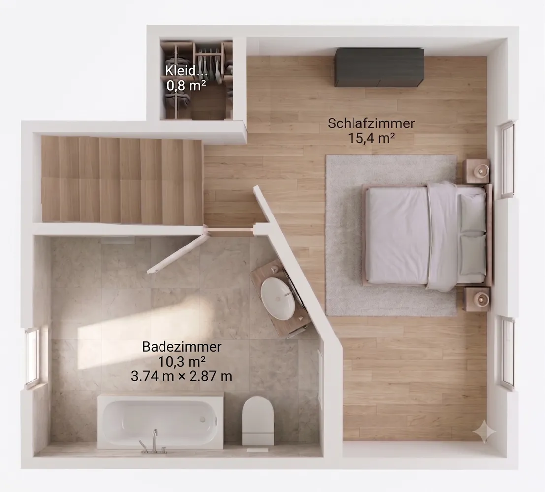 2 Zimmer Wohnung mit 63 m² in Dessau-Roßlau – Bild 10