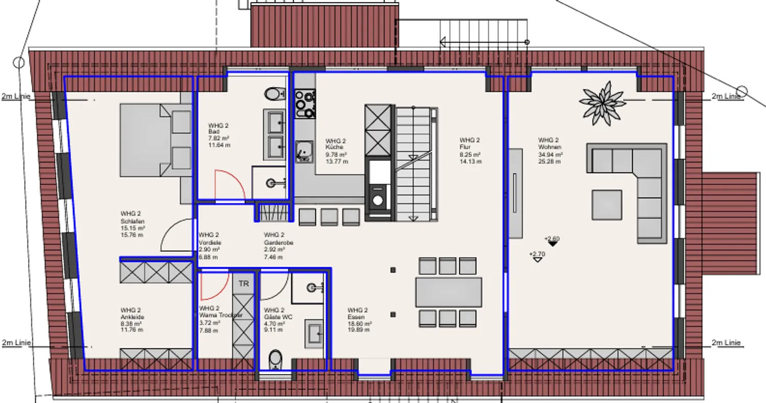 5 Zimmer Wohnung mit 180 m² in Offenburg – Bild 5