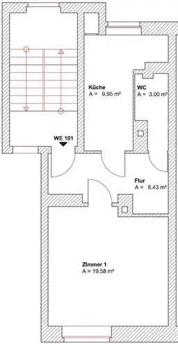 1 Zimmer Wohnung mit 42 m² in Leipzig – Bild 5