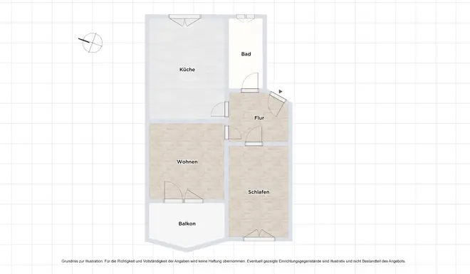 2 Zimmer Wohnung mit 58 m² in Dresden – Bild 11