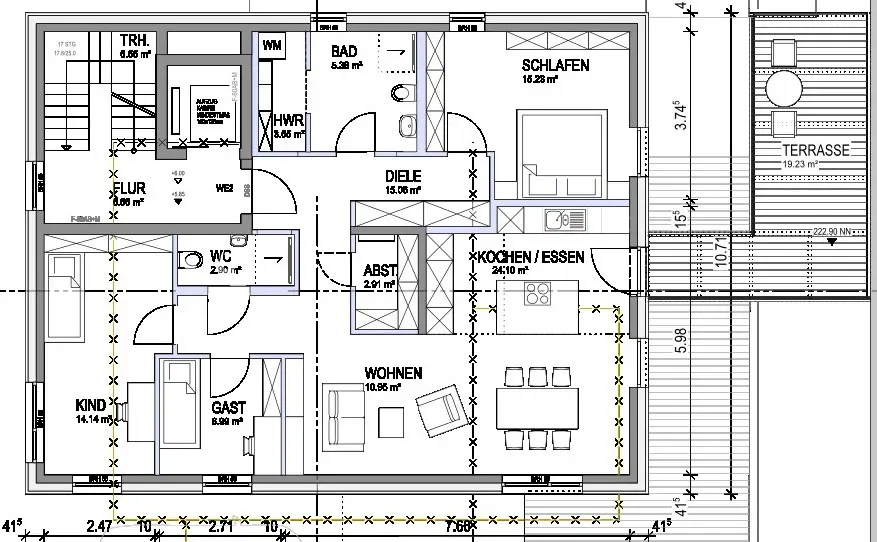 4 Zimmer Wohnung mit 111 m² in Saarbrücken – Bild 10