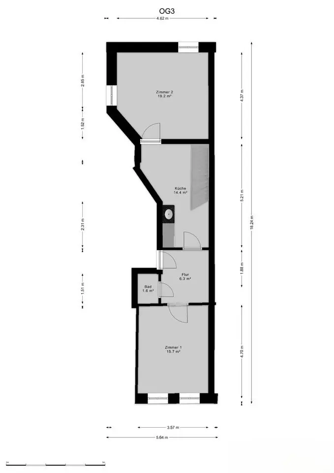 3 Zimmer Wohnung mit 87 m² in Gera – Bild 10