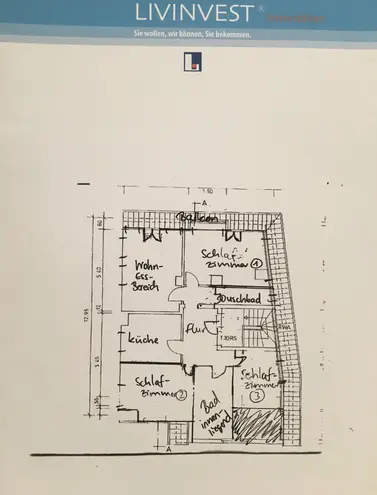 4 Zimmer Wohnung mit 110 m² in Frankfurt am Main – Bild 2