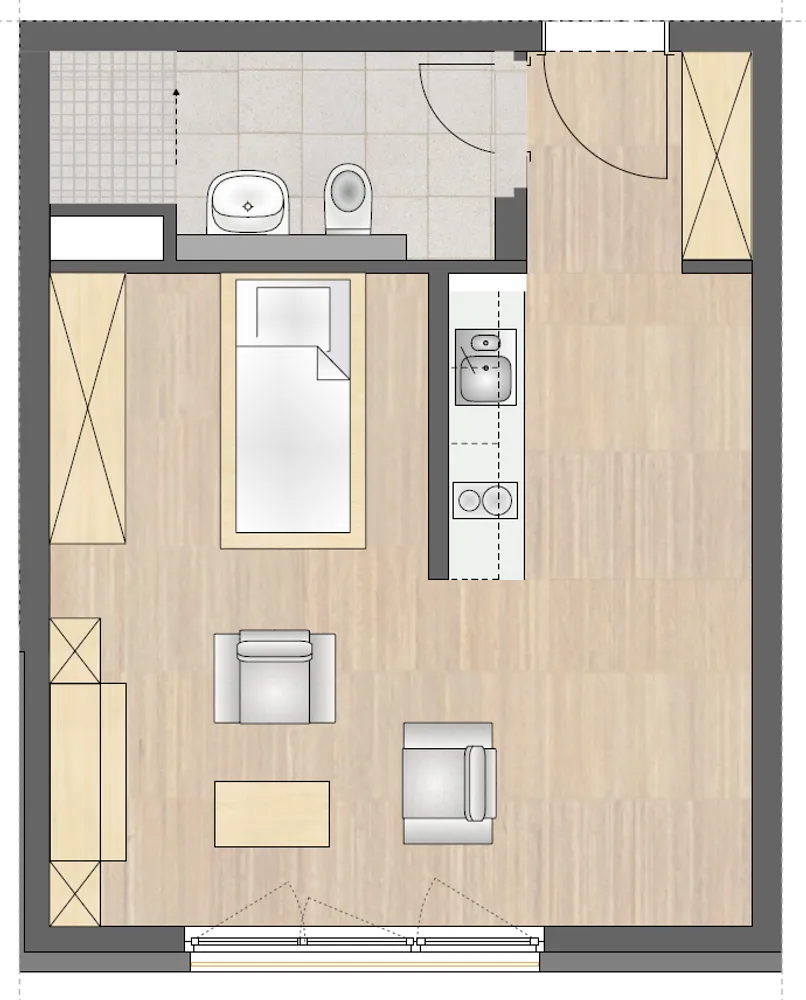 1 Zimmer Wohnung mit 36 m² in Offenbach am Main – Bild 9